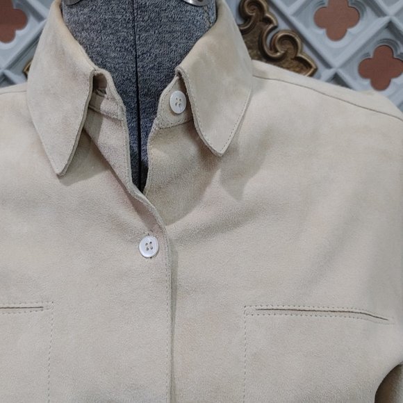 Suede Chamois Woman's Shirt/ Blouse - Picture 2 of 13